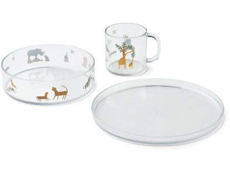 LIEWOOD All Together   Sandy Siva Printed Tritan Tableware Set For Cheap