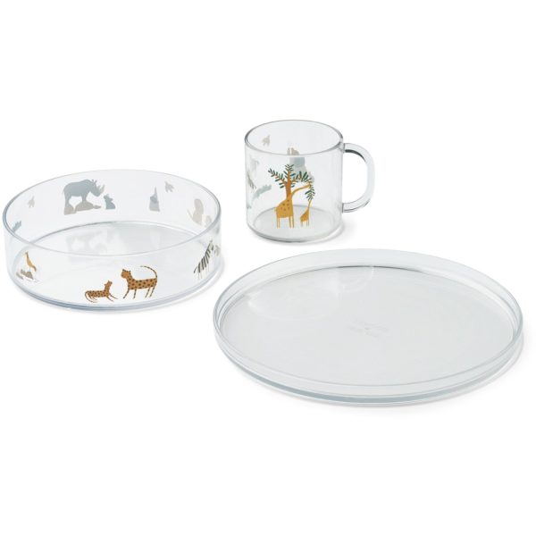 LIEWOOD All Together   Sandy Siva Printed Tritan Tableware Set For Cheap