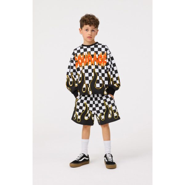 Molo Check on Fire Monti Sweatshirt Online Sale