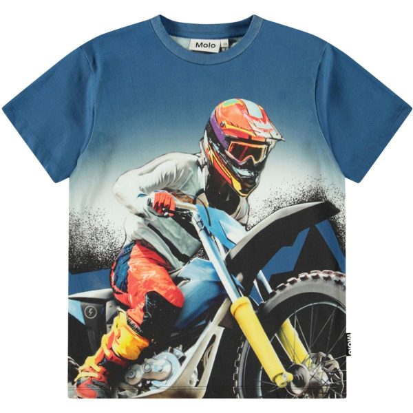 Molo Big MC blue Riley T-Shirt For Sale